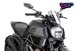 PUIG フロントスクリーン ネイキッド N.G.スポーツ調整可能 DUCATI DIAVEL 2015 GETO- PUIG WINDSCREENS NAKED N.G. SPORT ADJUSTABLE FOR DUCATI DIAVEL 2015 GETO- 【並行輸入品】