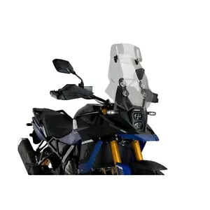 PUIG ツーリング ウィンドシールド バイザー スズキ DL800 V-STROM DE 23-24 ライトスモーク PUIG TOURING WINDSHIELD-VISOR SUZUKI DL800 V-STROM DE 23-24 LIGHT SMOKE 【並行輸入品】