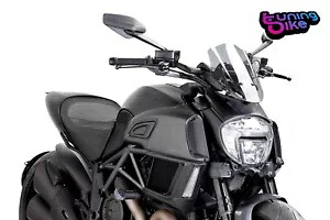 PUIG フロントスクリーン ネイキッド N.G.スポーツ調整可能 DUCATI DIAVEL 2017 GETO- PUIG WINDSCREENS NAKED N.G. SPORT ADJUSTABLE FOR DUCATI DIAVEL 2017 GETO- 【並行輸入品】