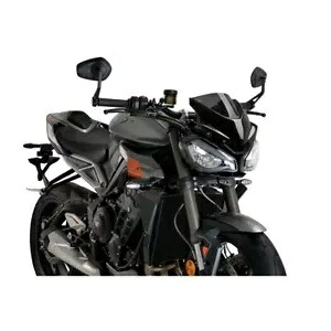 PUIG ネイキッド スクリーン NG スポーツ トライアンフ ストリート トリプル 765 R/RS 23-24 ダークスモーク PUIG NAKED SCREEN NG SPORT TRIUMPH STREET TRIPLE 765 R/RS 23-24 DARK SMOKE 【並行輸入品】