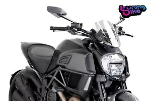 PUIG フロントスクリーン ネイキッド N.G. DUCATI DIAVEL 2016 TRANS 用スポーツ調整可能 PUIG WINDSCREENS NAKED N.G. SPORT ADJUSTABLE FOR DUCATI DIAVEL 2016 TRAN- 【並行輸入品】