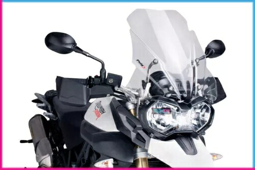 PUIG ツアー ディスク トライアンフ タイガー XRT/XCX 2017 透明- PUIG TOUR DISC FOR TRIUMPH TIGER XRT/XCX 2017 TRANSPARENT- 【並行輸入品】