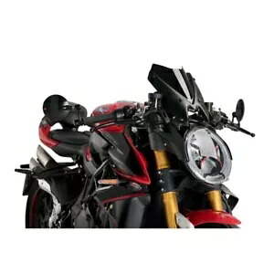 PUIG ネイキッド スクリーン NG SPORT MV AGUSTA BRUTALE 1000 RS 19-24 ブラック PUIG NAKED SCREEN NG SPORT MV AGUSTA BRUTALE 1000 RS 19-24 BLACK 【並行輸入品】