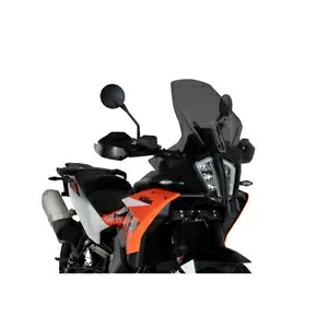 PUIG ツーリング スクリーン KTM 890 L アドベンチャー 2023 ダークスモーク PUIG TOURING SCREEN KTM 890 L ADVENTURE 2023 DARK SMOKE 【並行輸入品】