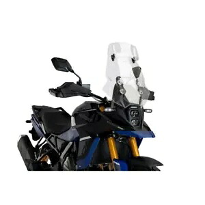 PUIG ツーリング フロントガラス バイザー スズキ DL800 V-STROM DE 23-24 透明 PUIG TOURING WINDSHIELD-VISOR SUZUKI DL800 V-STROM DE 23-24 TRANSPARENT 【並行輸入品】｜カスタムパーツ WORLD倉庫