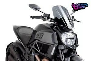 PUIG スクリーン ネイキッド N.G.ツーリング REGOLABILE DUCATI DIAVEL 2014 ダークスモーク PUIG SCREEN NAKED N.G. TOURING REGOLABILE DUCATI DIAVEL 2014 DARK SMOKE 【並行輸入品】
