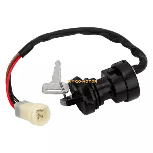 イグニッションキースイッチ Yamaha MOTO-4 YFM225 YFM250 YFM350 Breeze 125 YFA-1用 Ignition Key Switch for Yamaha MOTO-4 YFM225 YFM250 YFM350 Breeze 125 YFA-1 【並行輸入品】