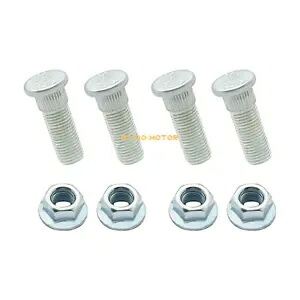 4 個フロントホイールスタッド & ナット 7515513 ポラリスレンジャー 425 450 500 700 EV TM 4PCS Front Wheel Studs & Nuts 7515513 for Polaris Ranger 425 450 500 700 EV TM 【並行輸入品】