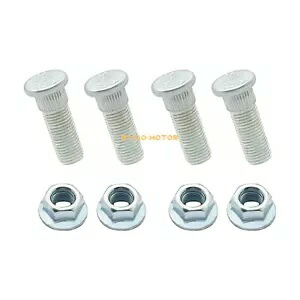ポラリス スポーツマン 300 335 400 450 500 600 700 800 用後輪スタッド & ナット 4 個 4 Rear Wheel Studs & Nuts for Polaris Sportsman 300 335 400 450 500 600 700 800 【並行輸入品】