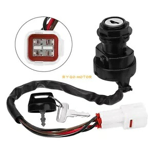 ヤマハビッグベア 400 YFM400 4x4 2x4 2000-2001 ATV 用イグニッションキースイッチ Ignition Key Switch for Yamaha Big Bear 400 YFM400 4x4 2x4 2000-2001 ATV 【並行輸入品】