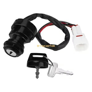 イグニッションキースイッチ ヤマハ コディアック 400 YFM400FA YFM400A YFM400FW 1993-2001 Ignition Key Switch for Yamaha Kodiak 400 YFM400FA YFM400A YFM400FW 1993-2001 【並行輸入品】