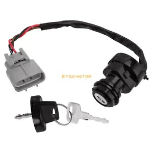 イグニッションキースイッチヤマハグリズリー 400 550 600 700 コディアック 400 450 700 YFM Ignition Key Switch for Yamaha Grizzly 400 550 600 700 Kodiak 400 450 700 YFM 【並行輸入品】
