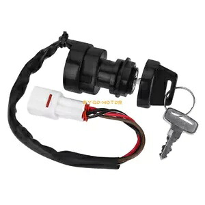 点火キースイッチヤマハベアトラッカー 250 YFM250X YFM250B 1999 2000 2001 Ignition Key Switch for Yamaha Bear Tracker 250 YFM250X YFM250B 1999 2000 2001 【並行輸入品】