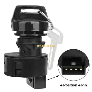 ポラリス用イグニッションキースイッチ部品番号 4016058 を交換します IGNITION KEY SWITCH FOR POLARIS REPLACES PART NUMBER 4016058 【並行輸入品】