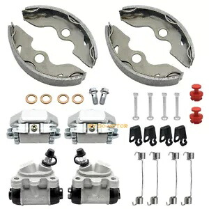 フロントブレーキホイールシリンダーシューアジャスターキット Honda TRX200/D/SX FourTrax用 Front Brake Wheel Cylinders Shoes Adjusters Kit for Honda TRX200/D/SX FourTrax 【並行輸入品】