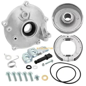 ホンダ TRX250 TRX250TE/TM Recon 用リアブレーキドラムハブプレートカバー & シールシューズ Rear Brake Drum Hub Plate Cover & Seals Shoes for Honda TRX250 TRX250TE/TM Recon 【並行輸入品】