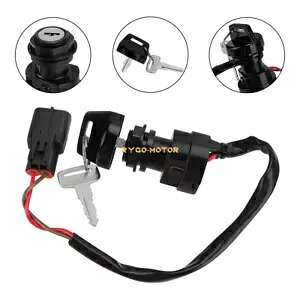 ヤマハ グリズリー 700 ラプター 700/700R YFM700 YFM700R 用イグニッションキースイッチ Ignition Key Switch for Yamaha Grizzly 700 Raptor 700/700R YFM700 YFM700R 【並行輸入品】