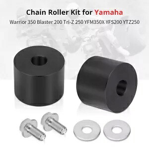 ヤマハ戦士 YFM350 アッパーロアーチェーンローラーセットキットブラック 30X-22178-00-00 For Yamaha Warrior YFM350 Upper Lower Chain Roller Set Kit Black 30X-22178-00-00 【並行輸入品】