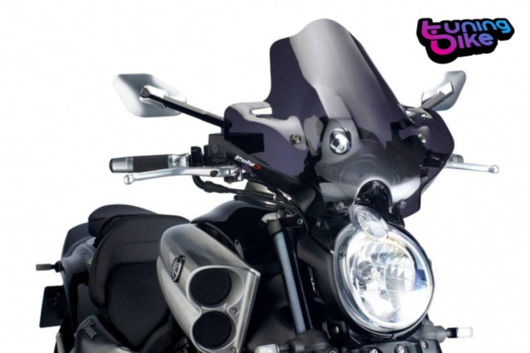 PUIG フロントガラス ネイキッド N.G. 2015 スポーツファー ヤマハ V-MAX ストロングトン- PUIG WINDSHIELD NAKED N.G. 2015 SPORT FUR YAMAHA V-MAX STRONG TON- 【並行輸入品】