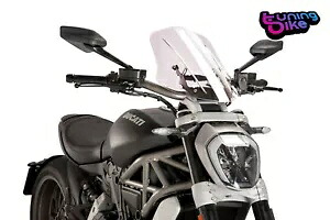 PUIG フロントスクリーン ネイキッド N.G.ツーリング調整可能 DUCATI X DIAVEL S 201- PUIG WINDSCREENS NAKED N.G. TOURING ADJUSTABLE FOR DUCATI X DIAVEL S 201- 【並行輸入品】|カスタムパーツ WORLD倉庫