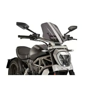 PUIG ネイキッド NG ツーリング アジャスタブル スクリーン ドゥカティ X ディアベル S 19-24 ライトスモーク PUIG NAKED NG TOURING ADJUSTABLE SCREEN DUCATI X DIAVEL S 19-24 LIGHT SMOKE 【並行輸入品】