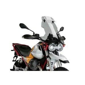 PUIG ツーリング ウィンドシールド バイザー MOTO GUZZI V85 TT TRAVEL 850 21-24 ライトスモーク PUIG TOURING WINDSHIELD-VISOR MOTO GUZZI V85 TT TRAVEL 850 21-24 LIGHT SMOKE 【並行輸入品】
