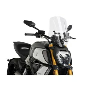 PUIG ネイキッド NG ツーリング 調節可能なフロントガラス ドゥカティ ディアベル 1260S 19-24 トランスペアレン PUIG NAKED NG TOURING ADJUSTABLE WINDSCREEN DUCATI DIAVEL 1260S 19-24 TRANSPAREN 【並行輸入品】｜カスタムパーツ WORLD倉庫