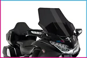PUIG ツーリング スクリーン ホンダ GL1800 ゴールドウィング 2018 ダークスモーク PUIG TOURING SCREEN HONDA GL1800 GOLD WING 2018 DARK SMOKE 【並行輸入品】