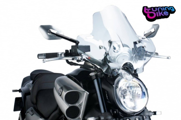 PUIG フロントガラス ネイキッド N.G. 2010 スポーツファー ヤマハ V-MAX クリア- PUIG WINDSHIELD NAKED N.G. 2010 SPORT FUR YAMAHA V-MAX CLEAR- 【並行輸入品】