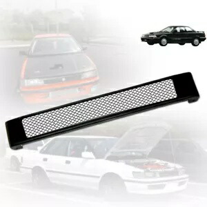 トヨタカローラ AE92 1987-1992 ネットグリルグリルマットマットブラックフロント FOR TOYOTA COROLLA AE92 1987-1992 NET GRILLE GRILL MATT MATTE BLACK FRONT 【並行輸入品】