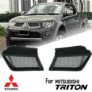 マットブラックフロントネットメッシュグリルグリル三菱トライトン L200 MN 2005-2008 MATTE BLACK FRONT NET MESH GRILL GRILLE FOR MITSUBISHI TRITON L200 MN 2005-2008 【並行輸入品】
