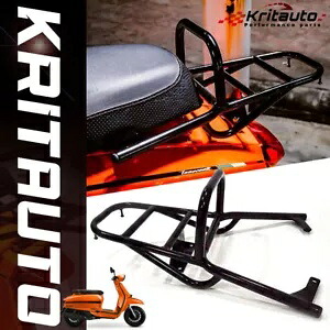 リア荷物バッグサポートキャリーラックシーシーバーランブレッタ V125 V200 18-2023 REAR LUGGAGE BAG SUPPORT CARRY RACK SISSY BAR FOR LAMBRETTA V125 V200 18-2023 【並行輸入品】|カスタムパーツ WORLD倉庫