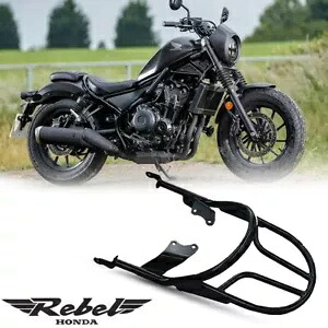 ブラック リア ラゲッジ キャリー キャリア ラック ボックス バッグ バー ホンダ レベル 300-500 2017-2024 BLACK REAR LUGGAGE CARRY CARRIER RACK BOX BAG BAR HONDA REBEL 300-500 2017-2024 【並行輸入品】｜カスタムパーツ WORLD倉庫