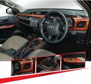 コンソールウッドギアエアパネルカバー 4DRS トヨタハイラックス REVO M70 M80 2015-2024 CONSOLE WOOD GEAR AIR PANEL COVER 4DRS FOR TOYOTA HILUX REVO M70 M80 2015-2024 【並行輸入品】