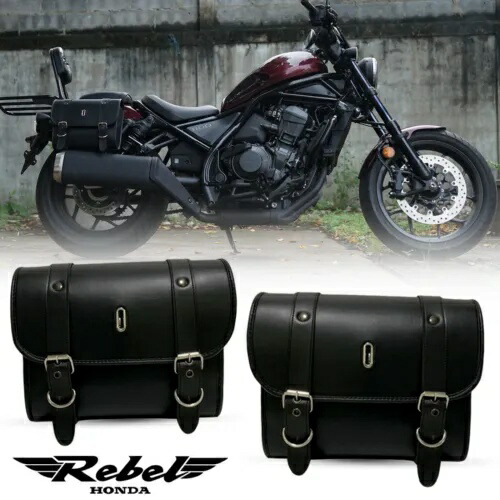 ブラック サドル サポート バッグ サイド カバー レザー フィット ホンダ レベル CMX 1100 2021-2022 BLACK SADDLE SUPPORT BAG SIDE COVER LEATHER FIT HONDA REBEL CMX 1100 2021-2022 【並行輸入品】