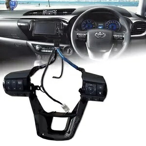 スイッチモードコントロールステアリングホイールディスプレイトヨタハイラックス REVO M70 ロッコ 15-20 に適合 SWITCH MODE CONTROL STEERING WHEEL DISPLAY FIT TOYOTA HILUX REVO M70 ROCCO 15-20 【並行輸入品】