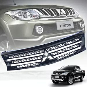 グロスブラック グリル グリル 三菱 トライトン L200 MQ バーバリアン 2015-2018 GLOSS BLACK GRILLE GRILL MITSUBISHI TRITON L200 MQ BARBARIAN 2015-2018 【並行輸入品】