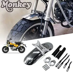フロント調整可能なステンレスフェンダーガードマッドガードフィットホンダモンキー 125 Z125 18-24 FRONT ADJUSTABLE STAINLESS FENDER GUARD MUDGUARD FIT HONDA MONKEY 125 Z125 18-24 【並行輸入品】