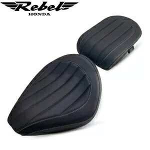 ブラック交換用ダブルデュアルシートクッションホンダレベルCMX 300 500 17-24 BLACK REPLACEMENT DOUBLE DUAL SEAT CUSHION HONDA REBEL CMX 300 500 17-24 【並行輸入品】
