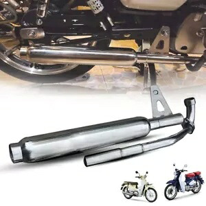 リアエキゾーストフルシステムマフラーパイプフィットホンダスーパーカブ C110 C125 2016-2024 REAR EXHAUST FULL SYSTEM MUFFLER PIPE FIT HONDA SUPER CUB C110 C125 2016-2024 【並行輸入品】｜カスタムパーツ WORLD倉庫