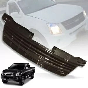 フロントグリル グリル ブラック カーボン フィット いすゞ D-MAX DMAX ホールデン ロデオ 2007-2011 FRONT GRILLE GRILL BLACK CARBON FIT ISUZU D-MAX DMAX HOLDEN RODEO 2007-2011 【並行輸入品】