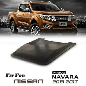 ブラックマットボンネットフードスクープカバー 日産ナバラフロンティア NP300 D23 13-2022 に適合 BLACK MATTE BONNET HOOD SCOOP COVER FIT NISSAN NAVARA FRONTIER NP300 D23 13-2022 【並行輸入品】｜カスタムパーツ WORLD倉庫