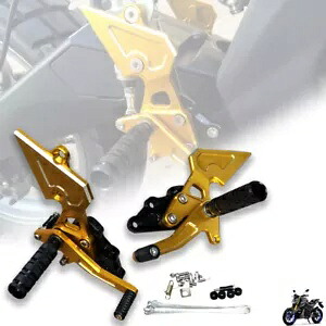 ゴールド CNC アルミニウム リアセット コントロールキット ヤマハ M-SLAZ MSLAZ 150 2017-2020 に適合 GOLD CNC ALUMINIUM REAR SET CONTROL KIT FIT YAMAHA M-SLAZ MSLAZ 150 2017-2020 【並行輸入品】