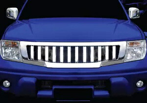 日産フロンティア ナバラ D40 2005-08 フロントクロームグリルグリルハマースタイルに適合 FIT NISSAN FRONTIER NAVARA D40 2005-08 FRONT CHROME GRILL GRILLE HUMMER STYLE 【並行輸入品】 65,340円