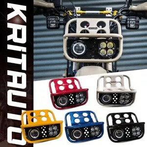 ヘッドライト クラッシュ フレーム プロテクト ガード LED ライト ホンダ CT125 トレイル ハンター 20-2024 Headlight Crash Frame Protect Guard LED Light Honda CT125 Trail Hunter 20-2024 【並行輸入品】