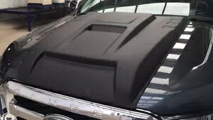 ボンネットフードスクープマットトリムマットブラックフィットフォードレンジャー T6 MK2 PX2 PX3 2011-2020 BONNET HOOD SCOOP MATT TRIM MATTE BLACK FIT FORD RANGER T6 MK2 PX2 PX3 2011-2020 【並行輸入品】