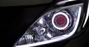 フロントヘッドライトプロジェクター CCFL エンジェルアイキセノン HID LED マツダ BT50 プロ 12-2019 FRONT HEADLIGHT PROJECTOR CCFL ANGEL EYE XENON HID LED MAZDA BT50 PRO 12-2019 【並行輸入品】