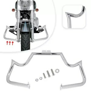 エンジンガード クラッシュバー スチール ハイウェイ ハーレー ソフテイル FL ファットボーイ スリム 2009 用 Engine Guard Crash Bar Steel Highway Fit For Harley Softail FL Fatboy Slim 2009 【並行輸入品】