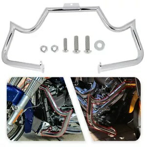エンジンガードクラッシュバープロテクターハーレーソフテイルファットボーイLo FLSTFB 10-17に適合 Engine Guard Crash Bar Protector Fit For Harley Softail Fat Boy Lo FLSTFB 10-17 【並行輸入品】
