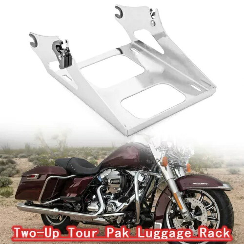 Two-Up ツアーパック ラゲッジラック 新しいフィット ハーレー ストリート グライド FLHX 2015 Two-Up Tour Pak Luggage Rack New Fit For Harley Street Glide FLHX 2015 【並行輸入品】